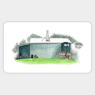 Rakeahua Hut - Stewart Island Sticker